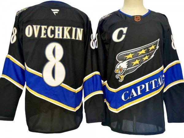Washington Capitals #8 Alex Ovechkin Black 2024 Special Edition 2.0 Jersey by Hockey David