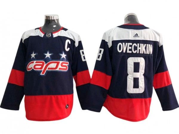 Washington Capitals #8 Alex Ovechkin Navy Stadium Series Jersey by Hockey David