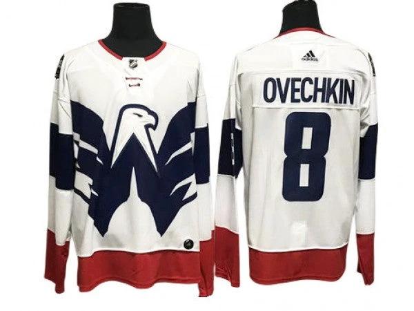 Washington Capitals #8 Alexander Ovechkin White 2023 Stadium Series Jersey by Hockey David