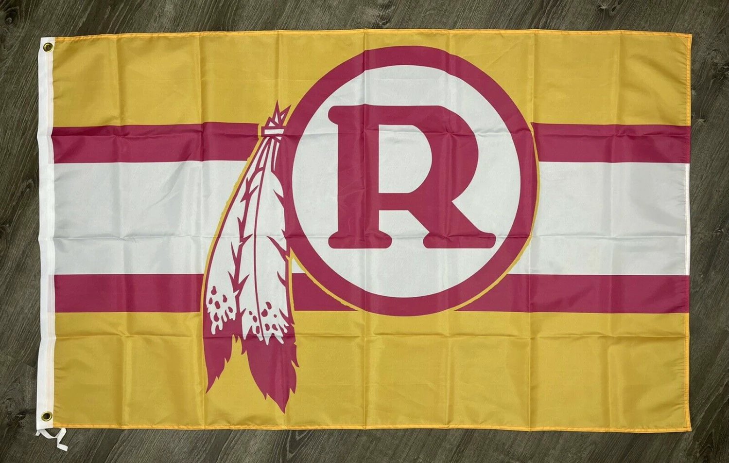Washington Redskins Retro Style Flag 3x5 ft Sports Banner Man-Cave Garage by flagsjustdoit