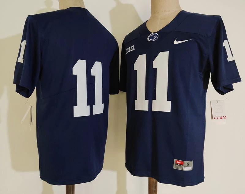 Washington State Cougars #11 No Name NCAA Football Jersey Dark Blue by My Store