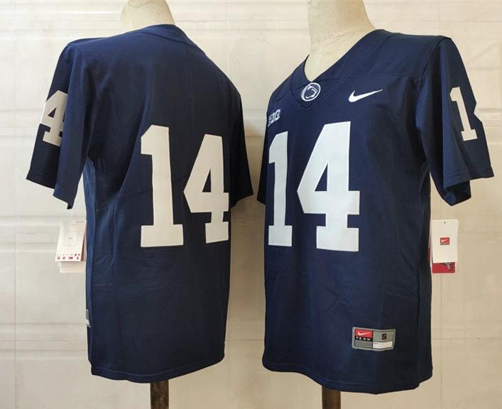 Washington State Cougars #14 Cougar No Name NCAA Football Jersey Blue by My Store