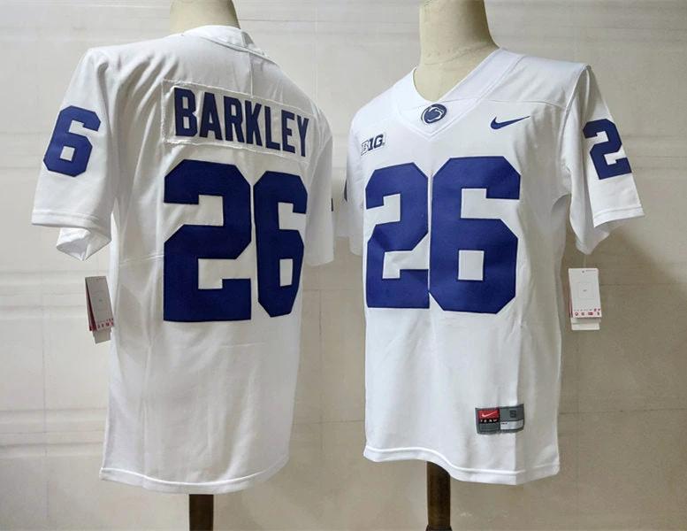 Washington State Cougars #26 Barkley NCAA Football Jersey White by My Store