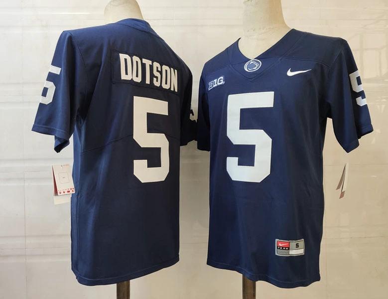 Washington State Cougars #5 Dotson NCAA Football Jersey Dark Blue by My Store