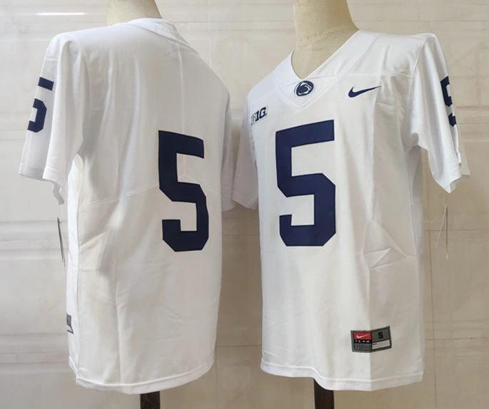 Washington State Cougars #5 No Name NCAA Football Jersey White by My Store
