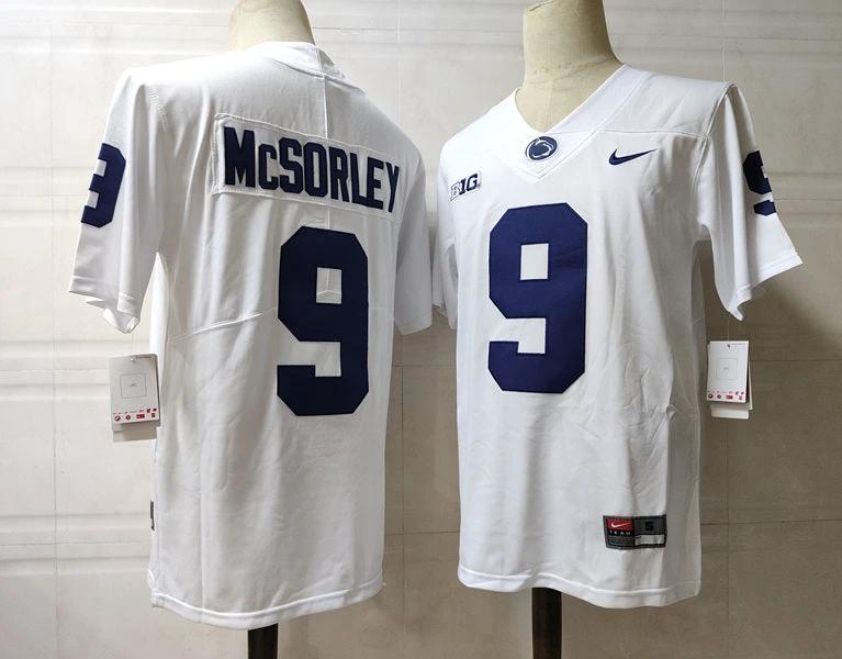 Washington State Cougars #9 McSorley NCAA Football Jersey White by My Store
