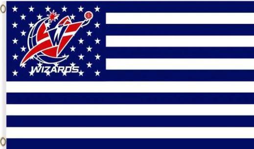 Washington Wizards Star Flag 3X5Ft Polyester Banner USA Digital Print by flagsjustdoit
