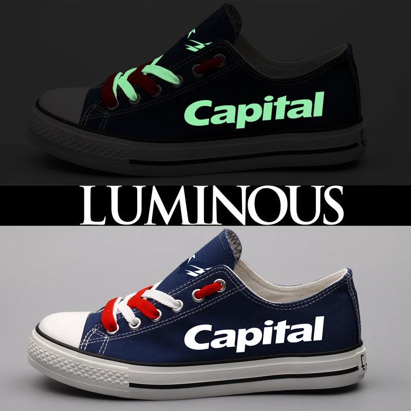 Washington Capitals Low Top Canvas Sport Sneakers Shoes For Men Women Fans by Crocs