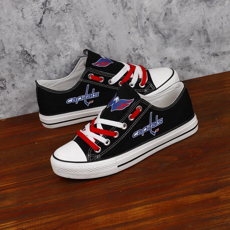 Washington Capitals Low Top Canvas Sport Sneakers Shoes For Men Women Fans by Crocs