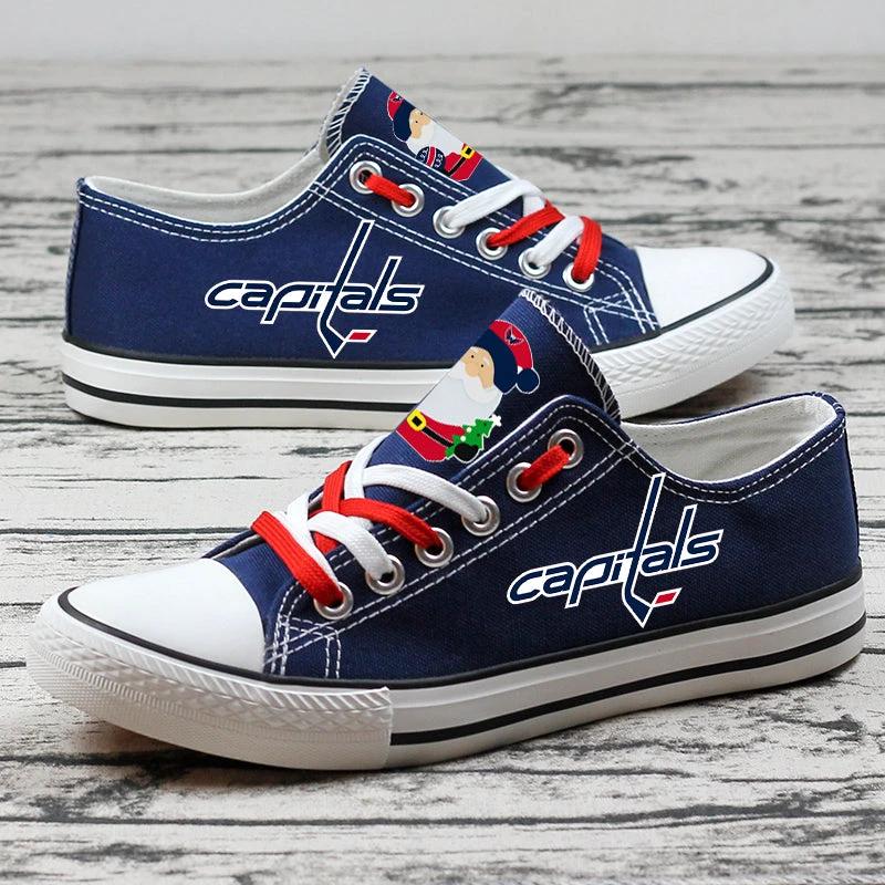 Washington Capitals Low Top Canvas Sport Sneakers Shoes For Men Women Fans by Crocs