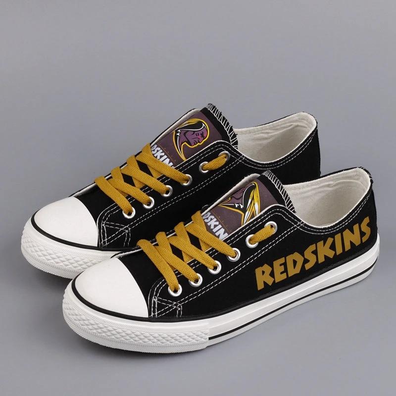 Washington Redskins Low Top Canvas Sport Sneakers Shoes For Men Women Fans by Crocs