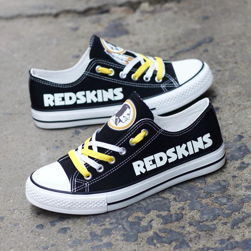 Washington Redskins Low Top Canvas Sport Sneakers Shoes For Men Women Fans by Crocs