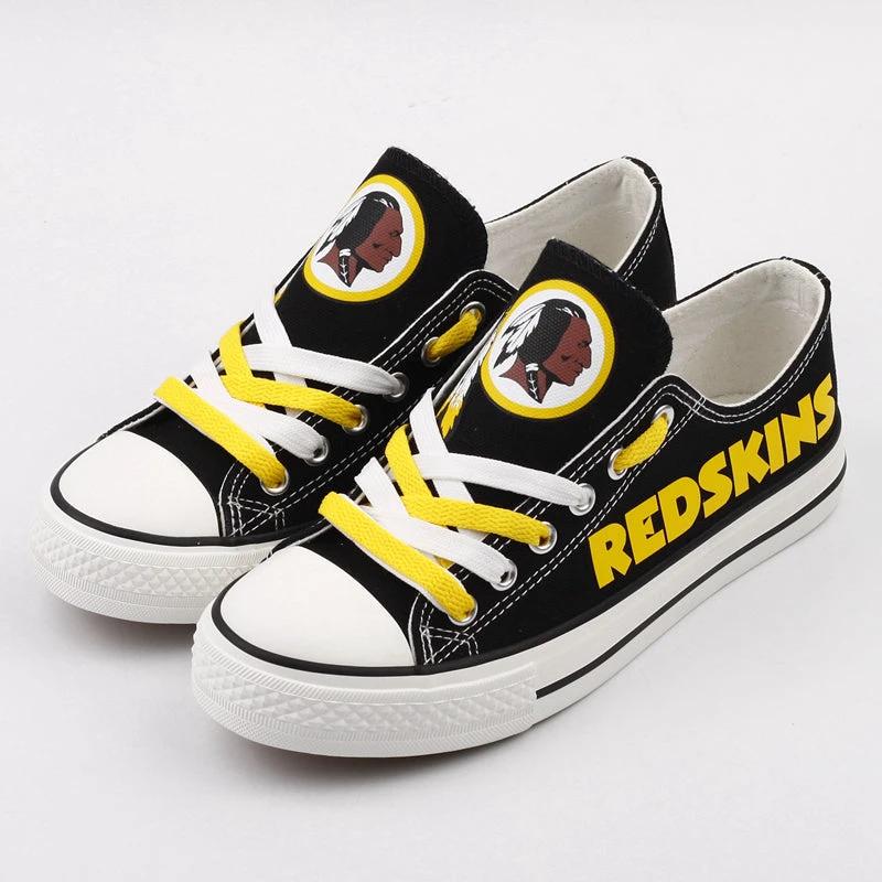 Washington Redskins Low Top Canvas Sport Sneakers Shoes For Men Women Fans by Crocs