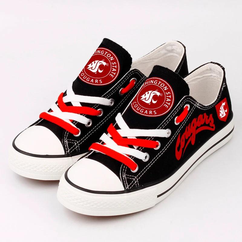 Washington State Cougars Sport Sneakers Shoes For Men Women Fans by Crocs
