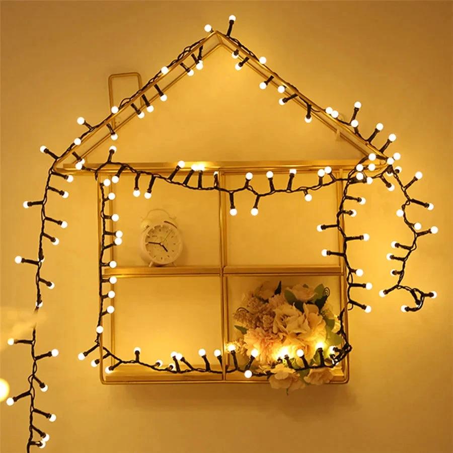 Round Ball LED String Lights Bowlift by Bowlift