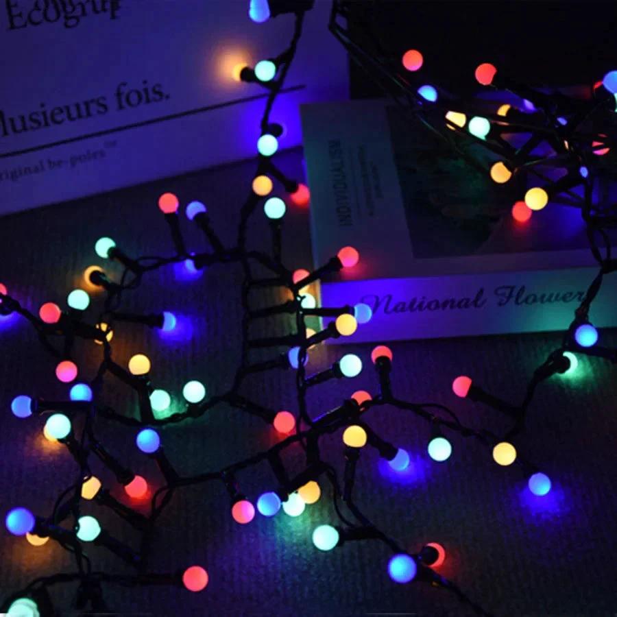 Round Ball LED String Lights Bowlift by Bowlift