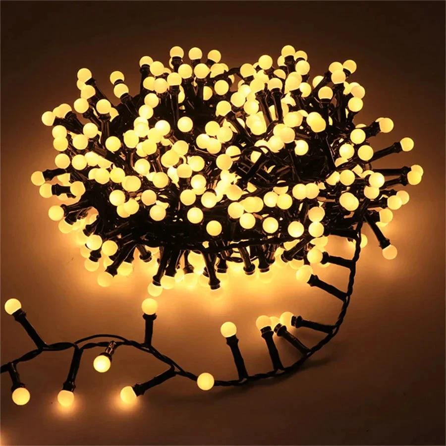 Round Ball LED String Lights Bowlift by Bowlift