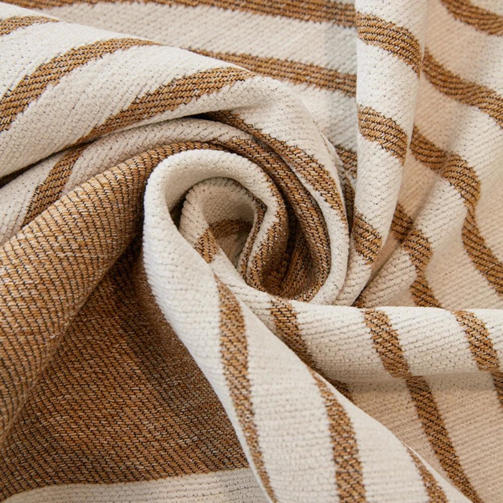 Wavy Stripe Boho Sofa Cover by Casa & Beyond