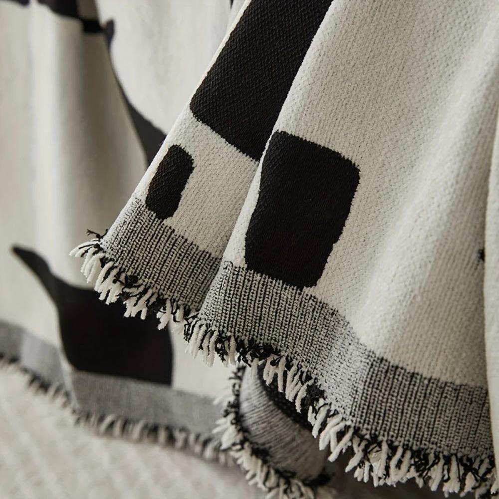 Wavy Stripe Boho Sofa Cover by Casa & Beyond