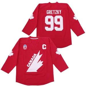 Wayne Gretzky #99 Team Canada Hockey Jersey by Hockey David