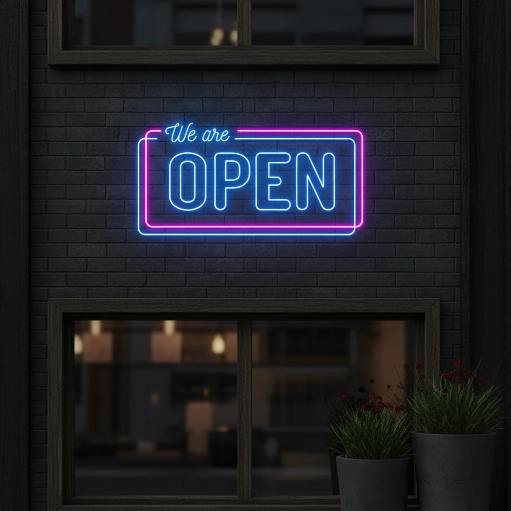 We Are Open Led Sign Led Neon Signs by Neonchics