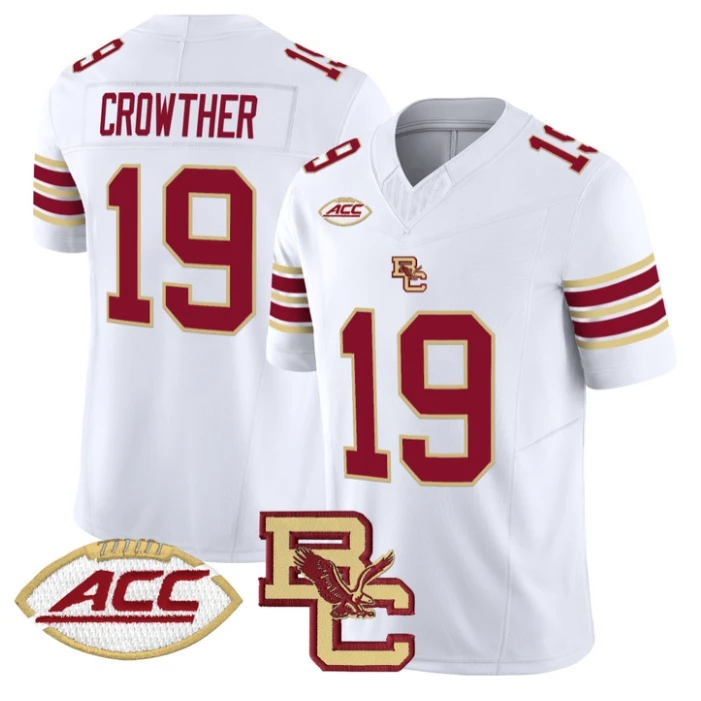 Welles Crowther Jersey #19 Boston College Eagles 2025 Vapor Stitched White by NCAA Football Jersey