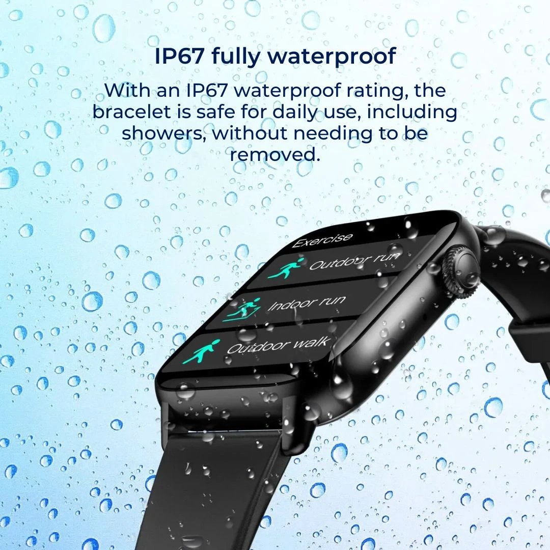 WellnessPro Health Smartwatch | Tracks Heart Rate - Blood Pressure Tracking - Sleep Activity Tracking Bowlift by Bowlift