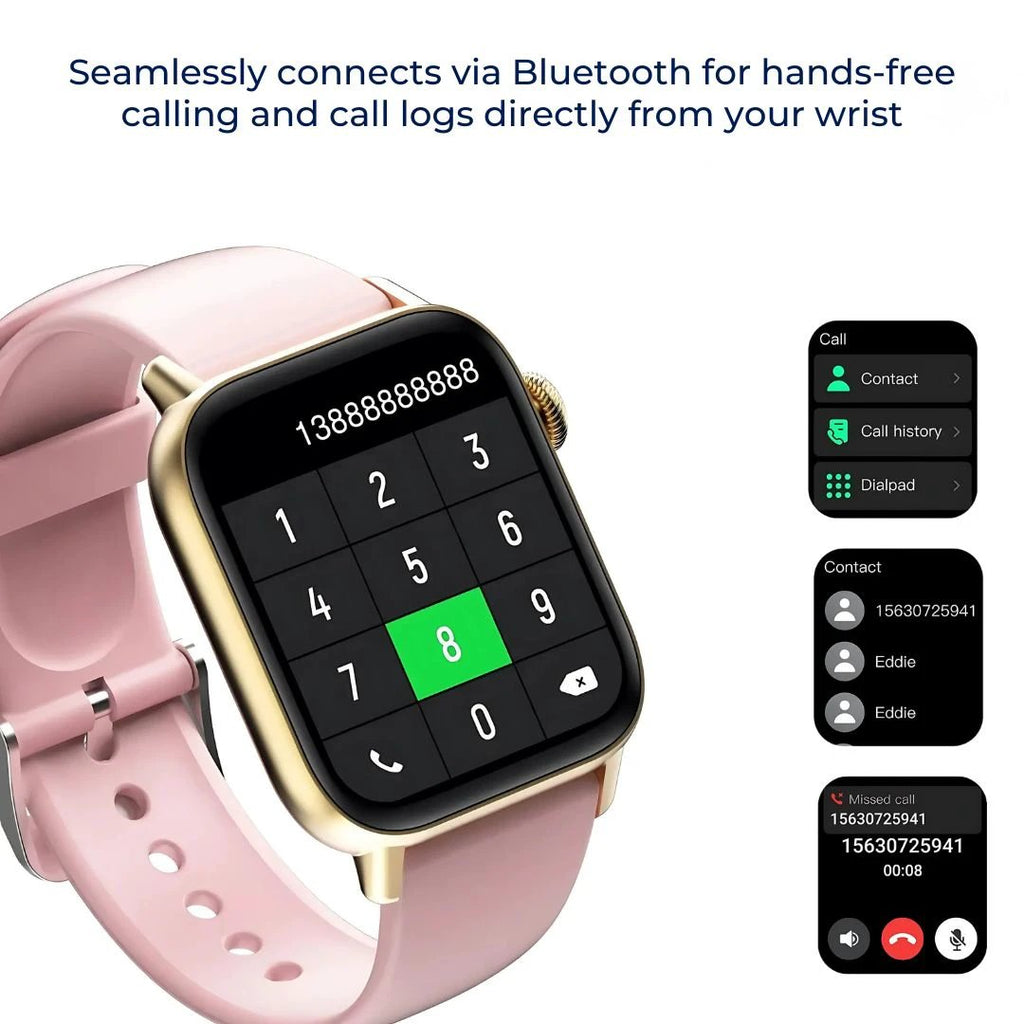 WellnessPro Health Smartwatch | Tracks Heart Rate - Blood Pressure Tracking - Sleep Activity Tracking Bowlift by Bowlift