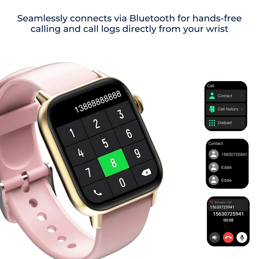 WellnessPro Health Smartwatch | Tracks Heart Rate - Blood Pressure Tracking - Sleep Activity Tracking Bowlift by Bowlift
