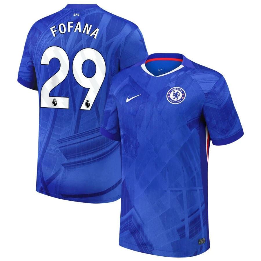 Wesley Fofana #29 Chelsea 2025-26 Home Match Jersey – Blue by Soccer Jersey