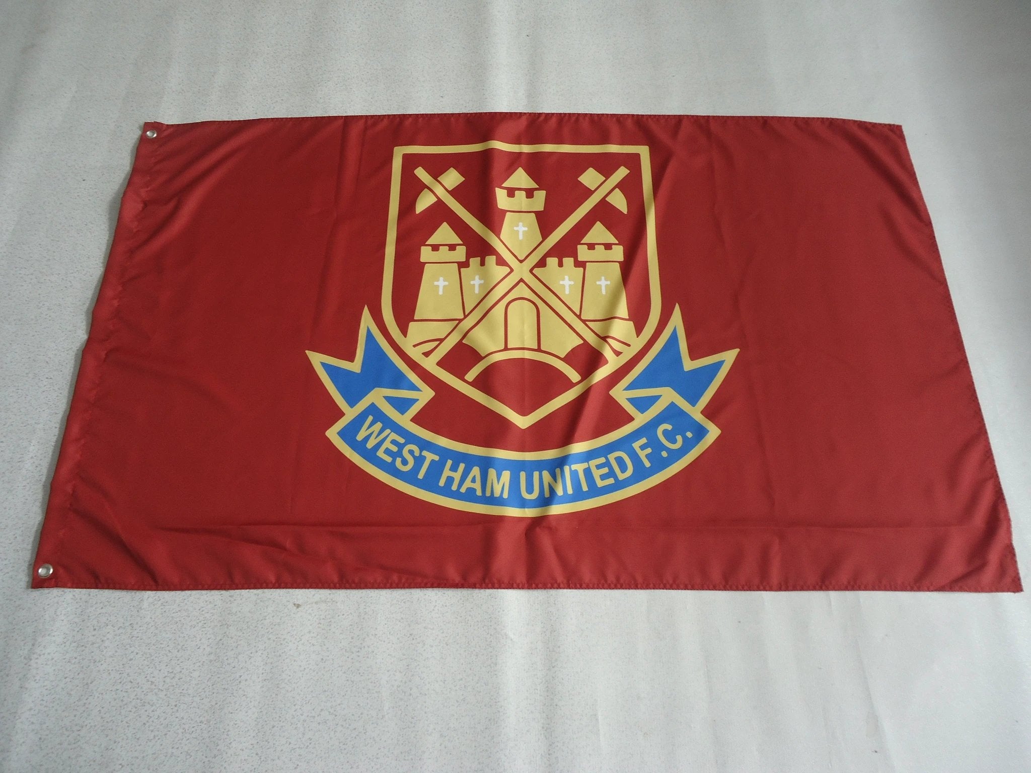 West Ham United Football Club Flag-3x5ft Banner-100% polyester by flagsshop