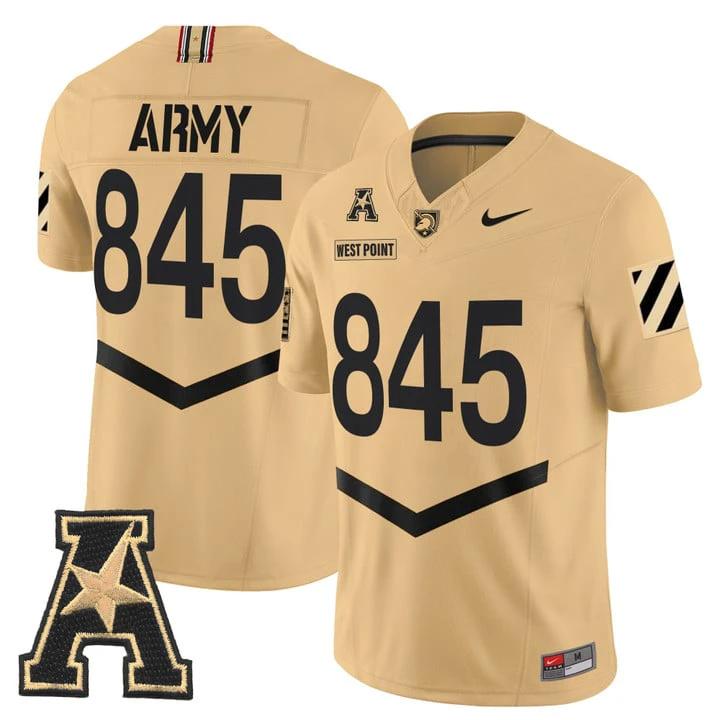 West Point Jersey #845 Army Black Knights 2025 Vapor Stitched by My Store NCAA Football Jerseys