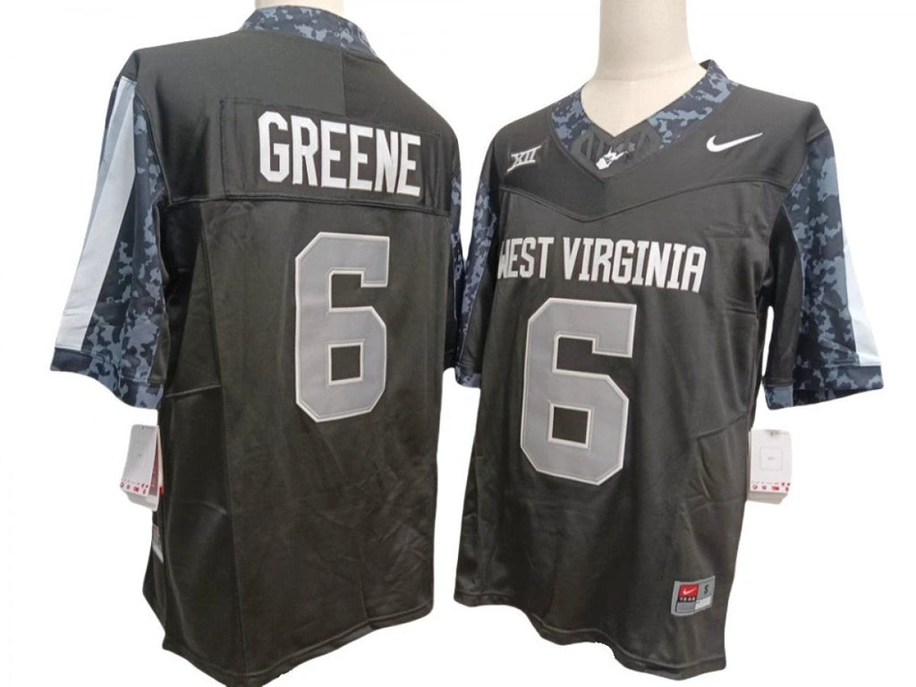 West Virginia Mountaineers #6 Garrett Greene Vapor F.U.S.E. Limited Jersey by My Store NCAA Football Jerseys