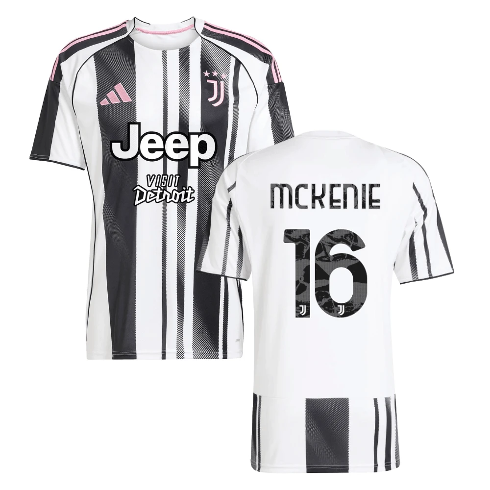 Weston McKennie 16 Juventus 2025-26 Home Men Jersey – White by Soccer Jersey