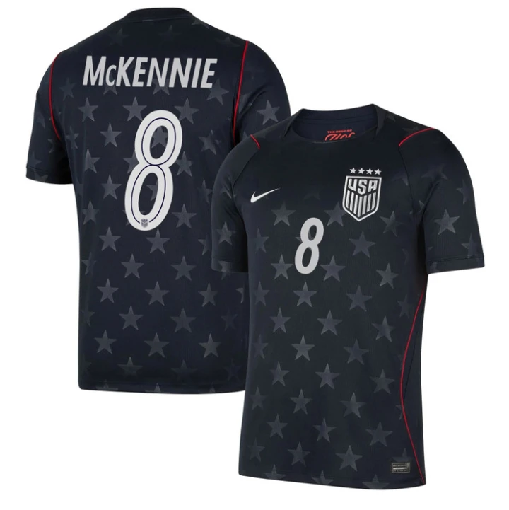 Weston McKennie Jersey #8 USMNT 2026 World Cup Match Stitched Stars Soccer by Soccer Jersey
