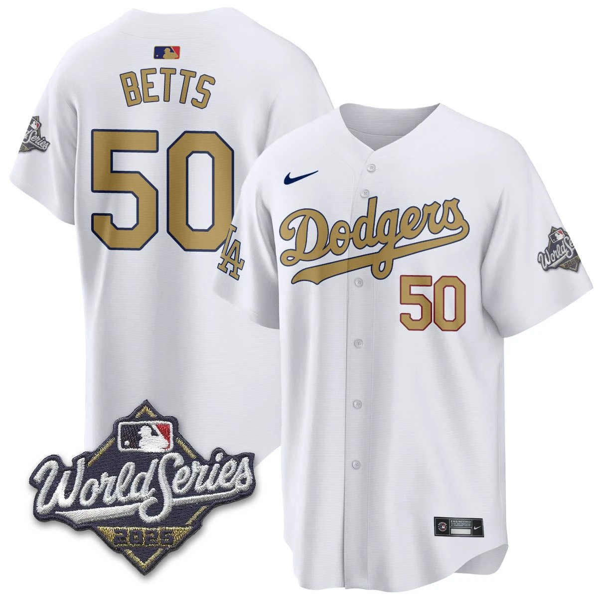 Los Angeles Dodgers 2025 World Series Jersey - All Stitched by Los Angeles Dodgers