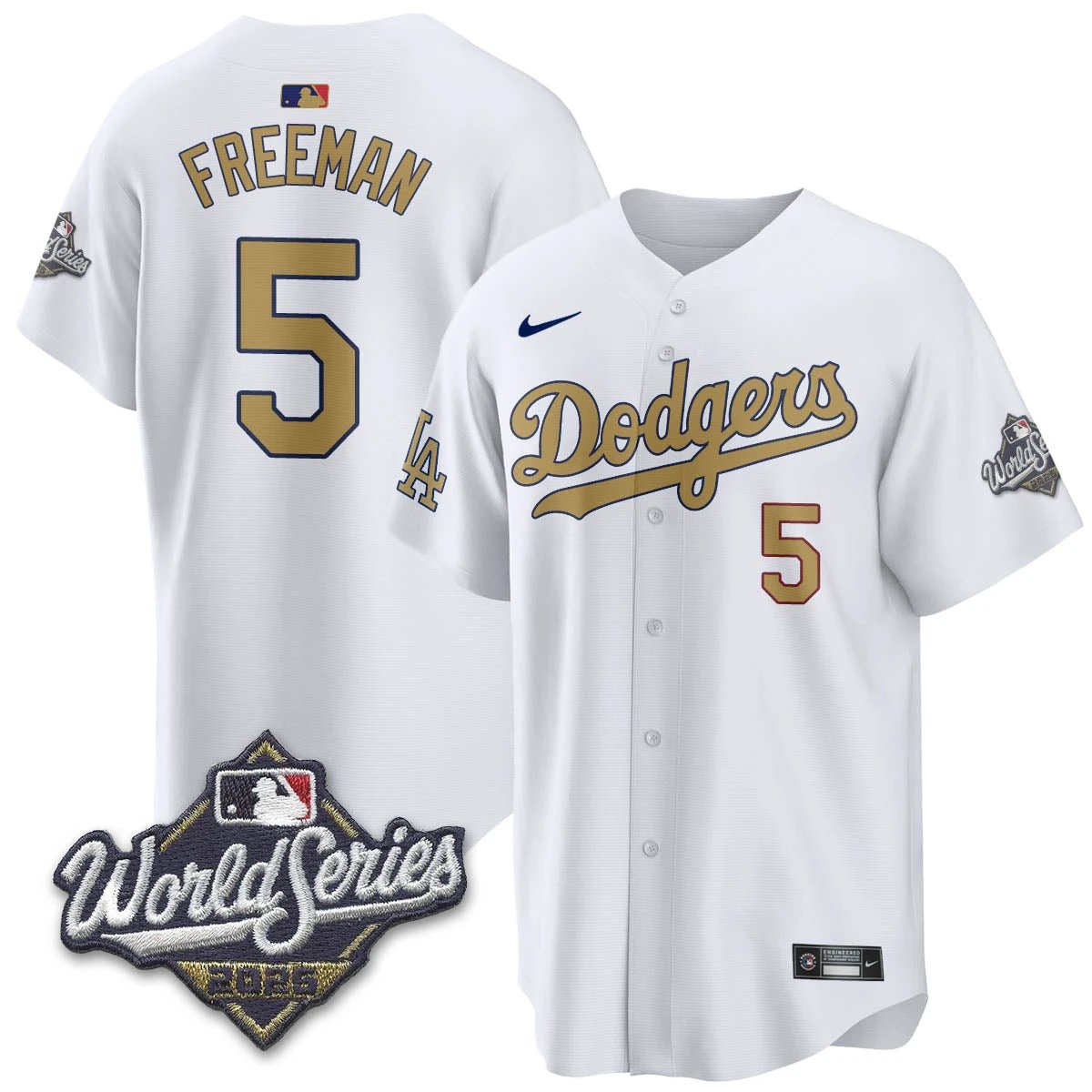 Los Angeles Dodgers 2025 World Series Jersey - All Stitched by Los Angeles Dodgers