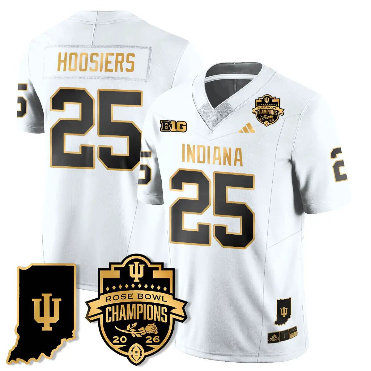 IND Vapor Limited Football Gold Jersey - Rose Bowl Champions by Indiana Hoosiers