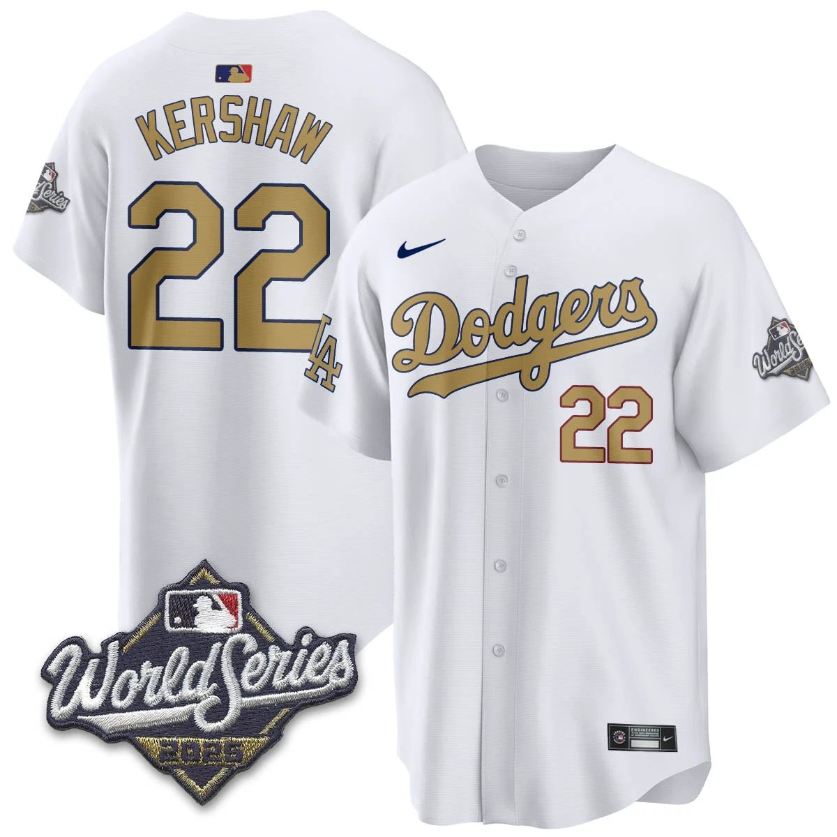 Los Angeles Dodgers 2025 World Series Jersey - All Stitched by Los Angeles Dodgers