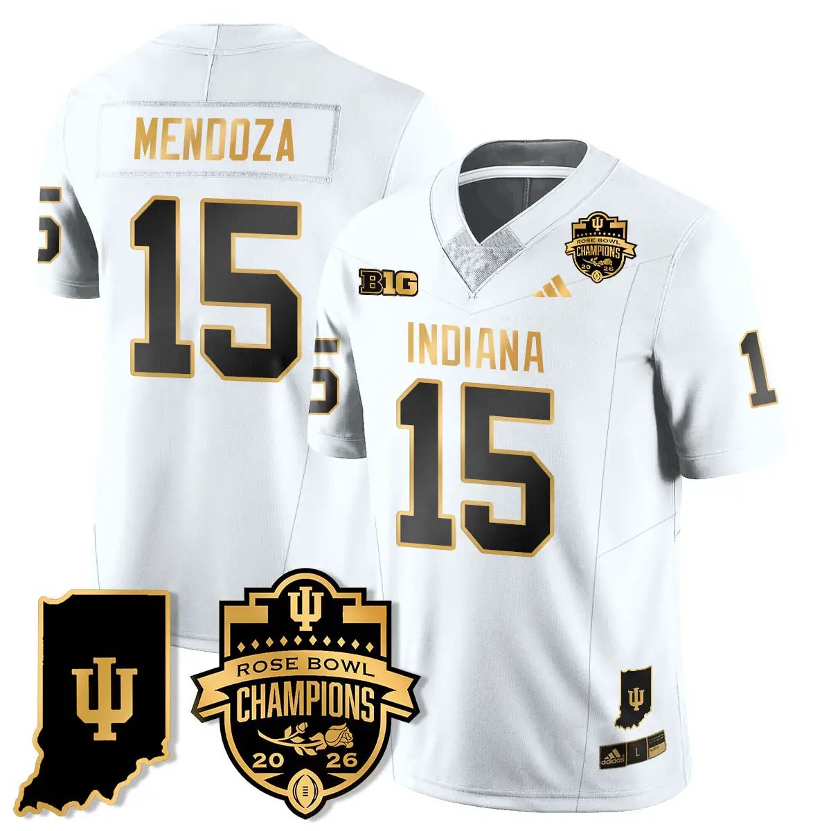 IND Vapor Limited Football Gold Jersey - Rose Bowl Champions by Indiana Hoosiers