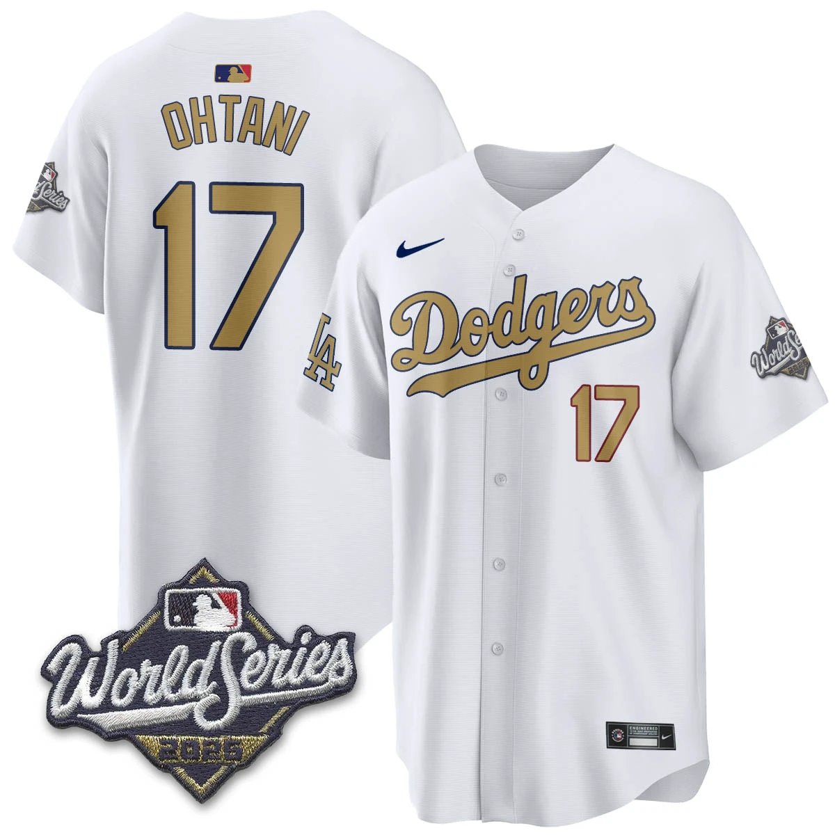 Los Angeles Dodgers 2025 World Series Jersey - All Stitched by Los Angeles Dodgers