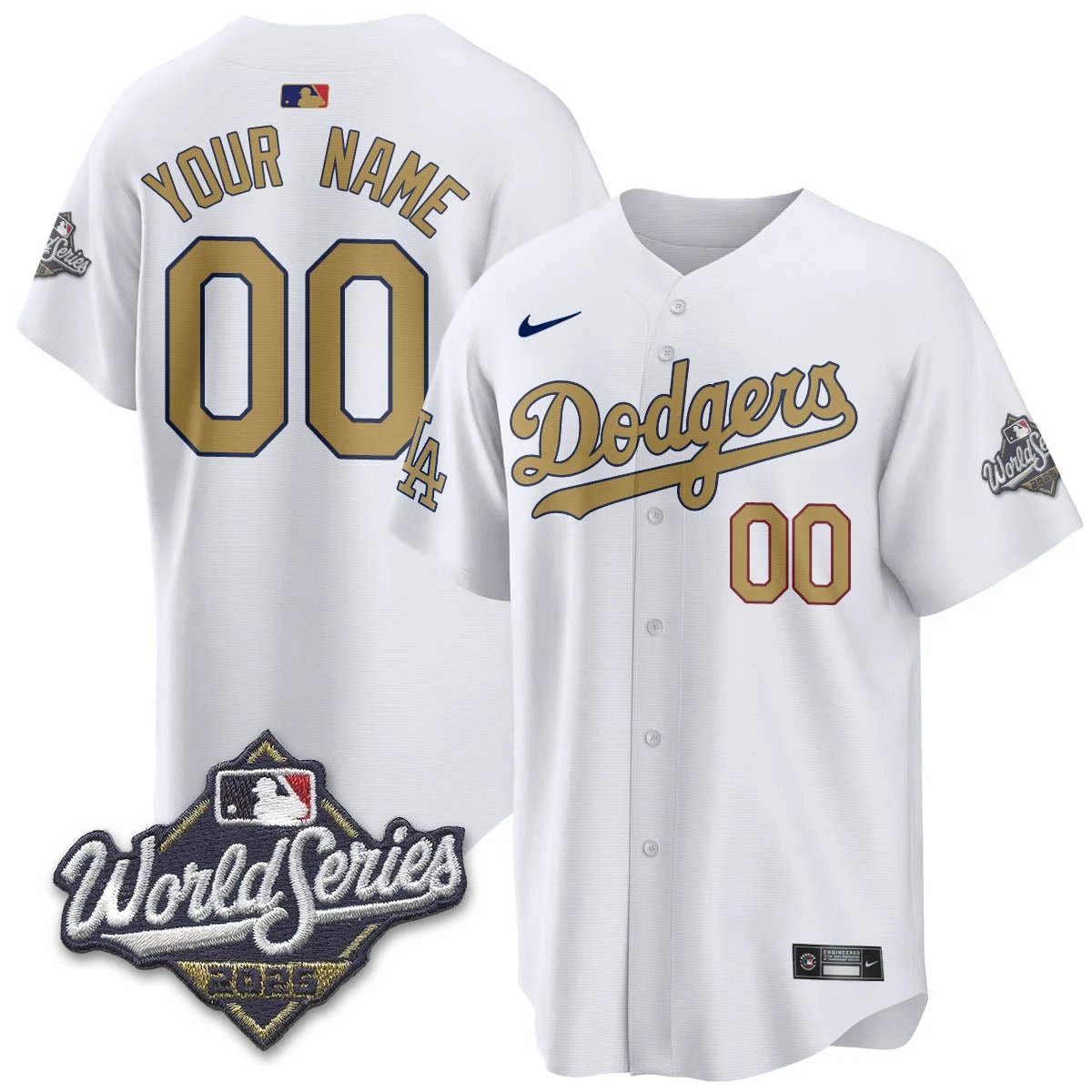 Los Angeles Dodgers 2025 World Series Jersey - All Stitched by Los Angeles Dodgers