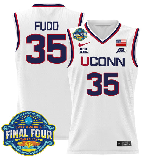 Azzi Fudd Jersey #35 UConn Huskies 2025 Big EAzzi Fudd Jersey #35 UConn Huskies 2025 Big Eat Final Four Patch Whiteat Final Four Patch White Gold (Copy) by My store basketball