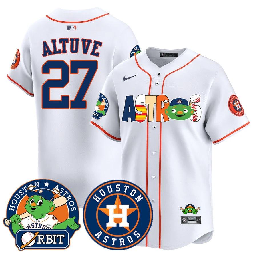 Houston Astros Orbit Vapor Premier Jersey - All Stitched by Houston Astros