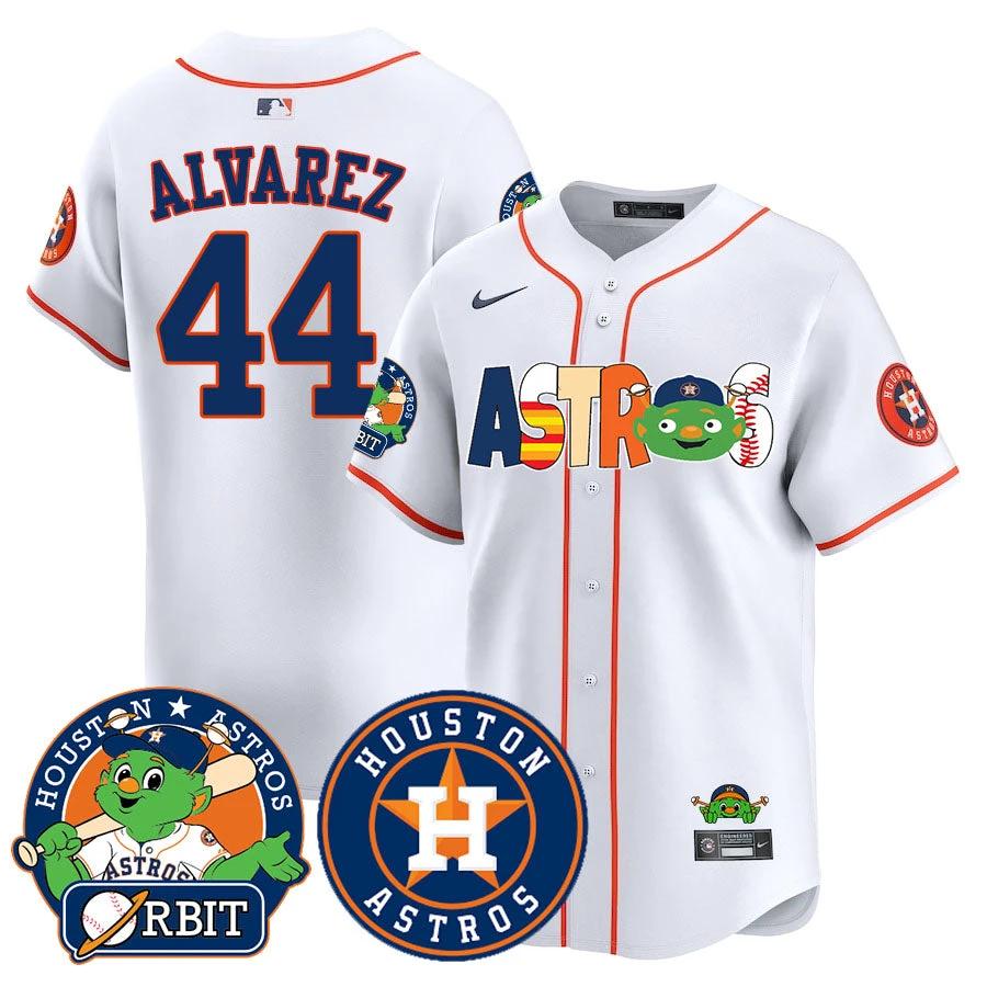 Houston Astros Orbit Vapor Premier Jersey - All Stitched by Houston Astros
