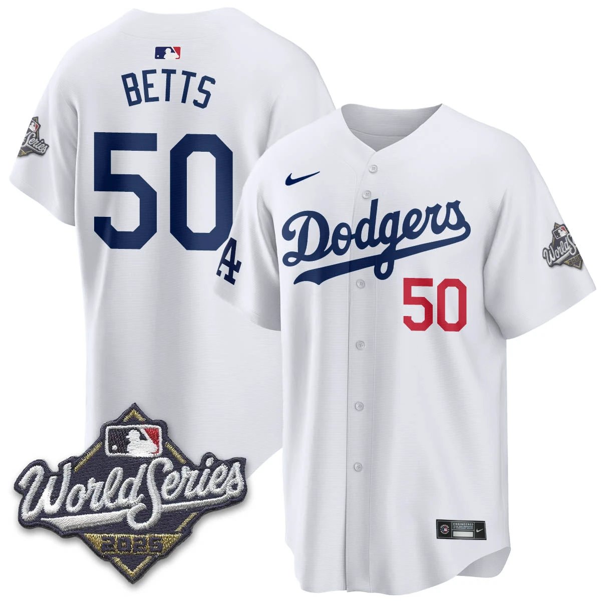 Los Angeles Dodgers 2025 World Series Jersey - All Stitched by Los Angeles Dodgers