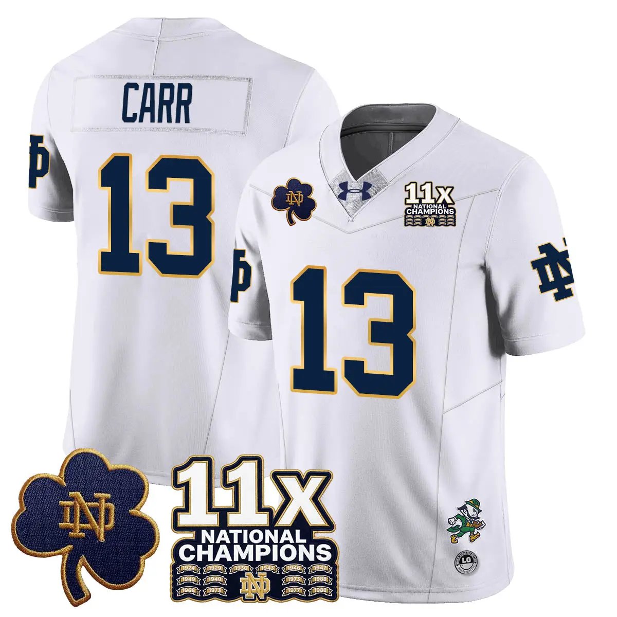 ND 11x-Time National Champions Vapor Limited Jersey by Notre Dame Fighting Irish
