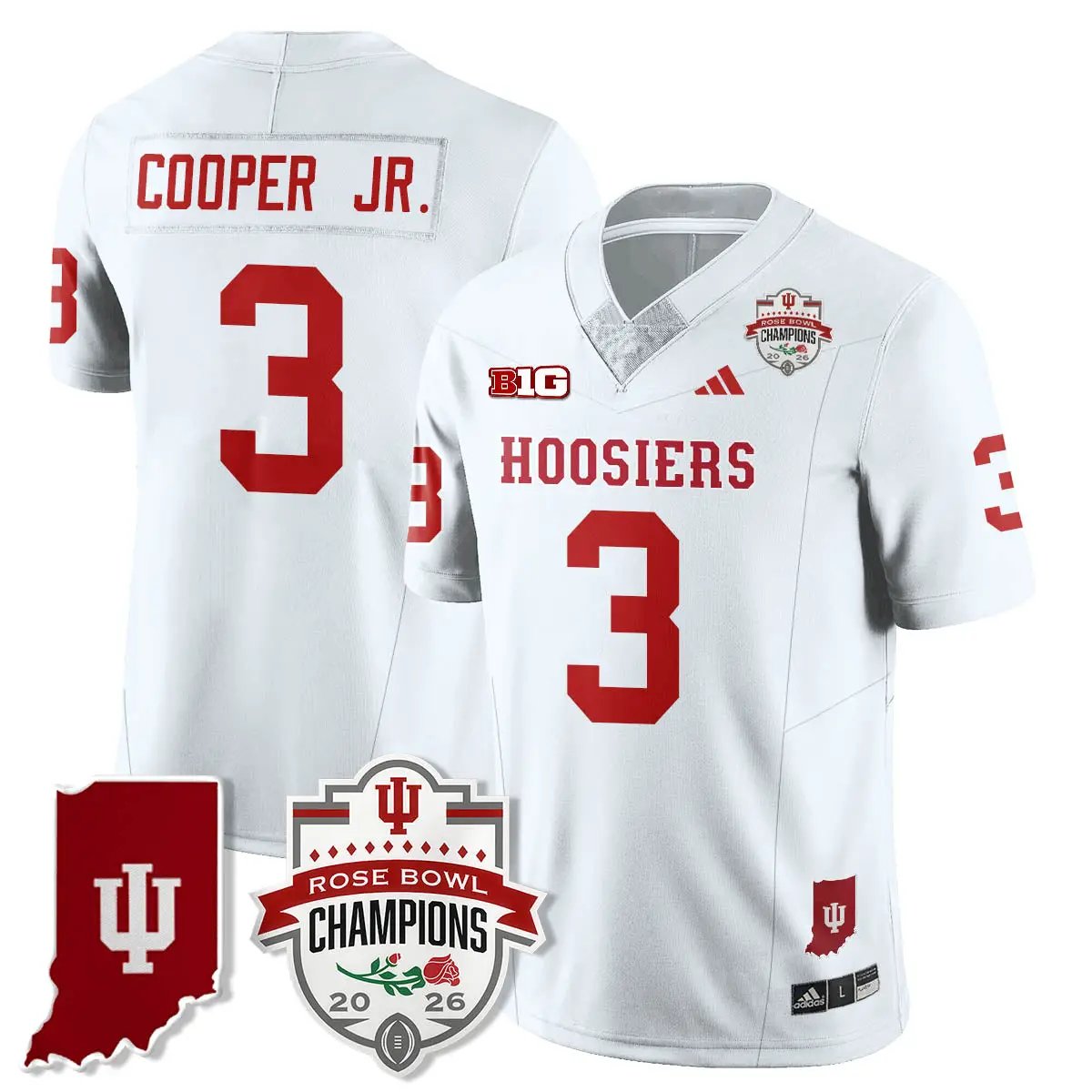 IND Vapor Limited Football Jersey - Rose Bowl Champions by Indiana Hoosiers