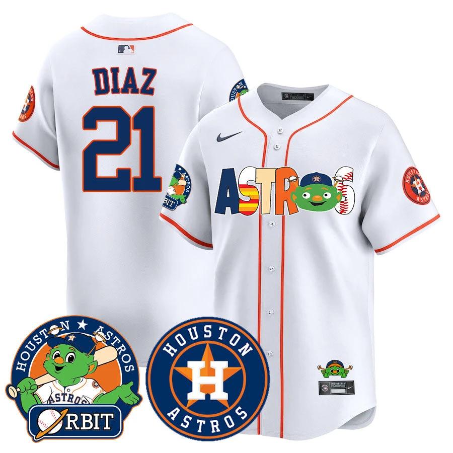 Houston Astros Orbit Vapor Premier Jersey - All Stitched by Houston Astros