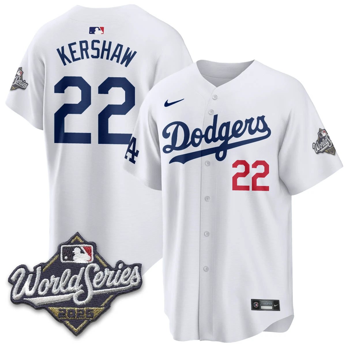 Los Angeles Dodgers 2025 World Series Jersey - All Stitched by Los Angeles Dodgers